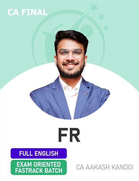 Picture of CA Final FR Fastrack Live Guidance (Exam Oriented) For Jan 26 Full English by CA Aakash Kandoi