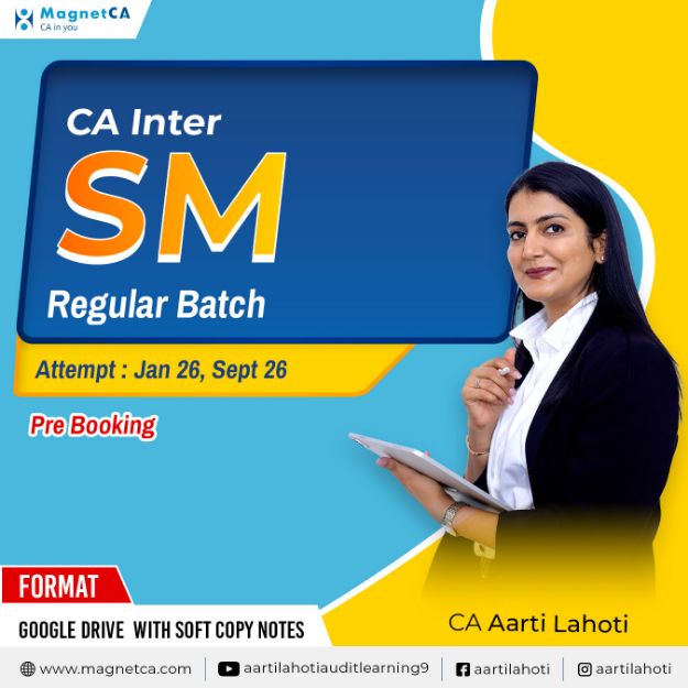 Picture of CA Inter Strategic Management ( SM ) Regular Batch By CA Aarti Lahoti Pre Booking