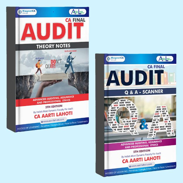CA Final Audit Theory Notes + Q & A Scanner (5th Edition) by CA Aarti Lahoti