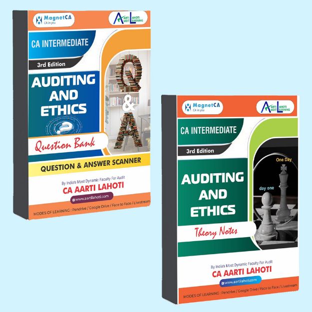 Picture of CA Inter Audit Book Combo – Theory Notes + Q&A (3rd Edition) Book By CA Aarti Lahoti